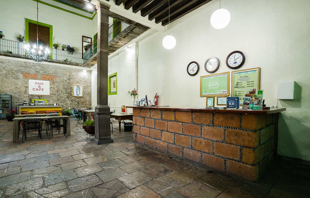 Hostal Santo Domingo Puebla Buitenkant foto